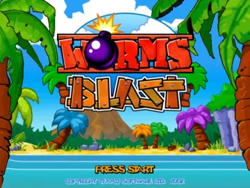 Worms Blast screen shot title